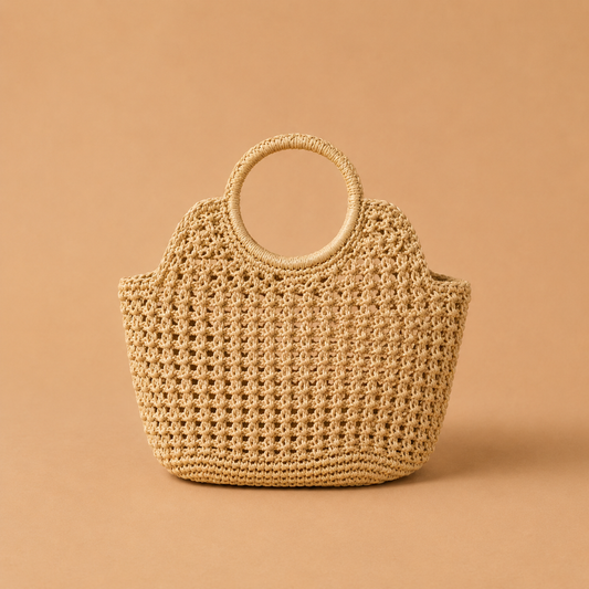 Balma | Bolso capazo cuerpo trenzado