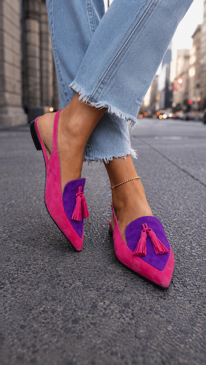 Flamencas | Sandalias con tiras y borlas