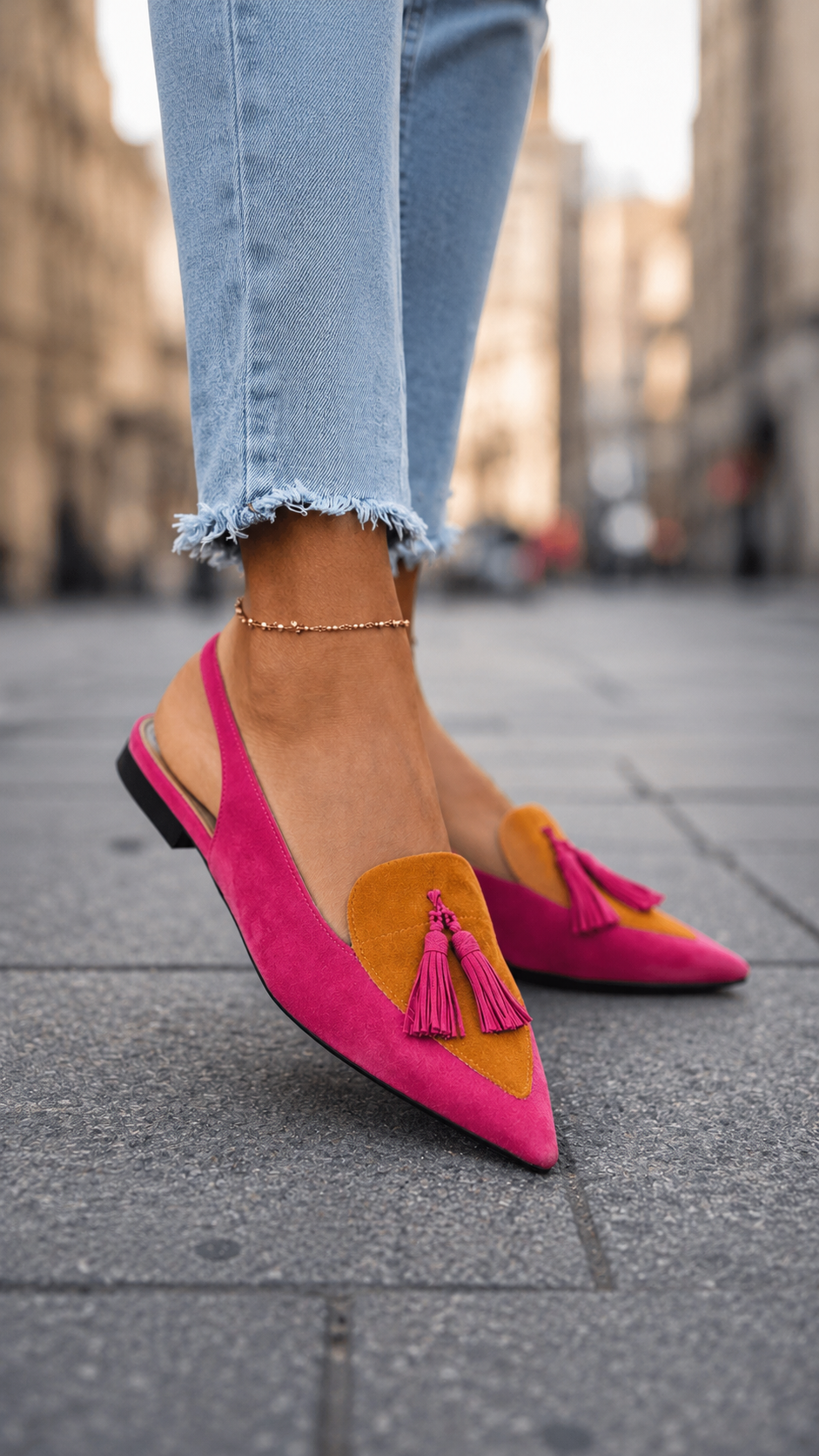 Flamencas | Sandalias con tiras y borlas