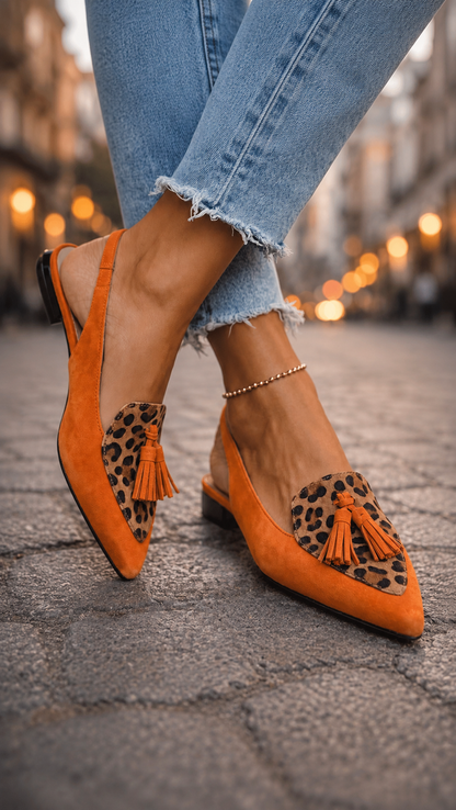 Flamencas | Sandalias con tiras y borlas