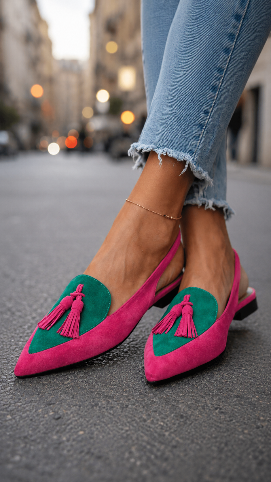 Flamencas | Sandalias con tiras y borlas