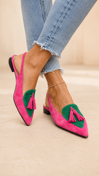 Flamencas | Sandalias con tiras y borlas
