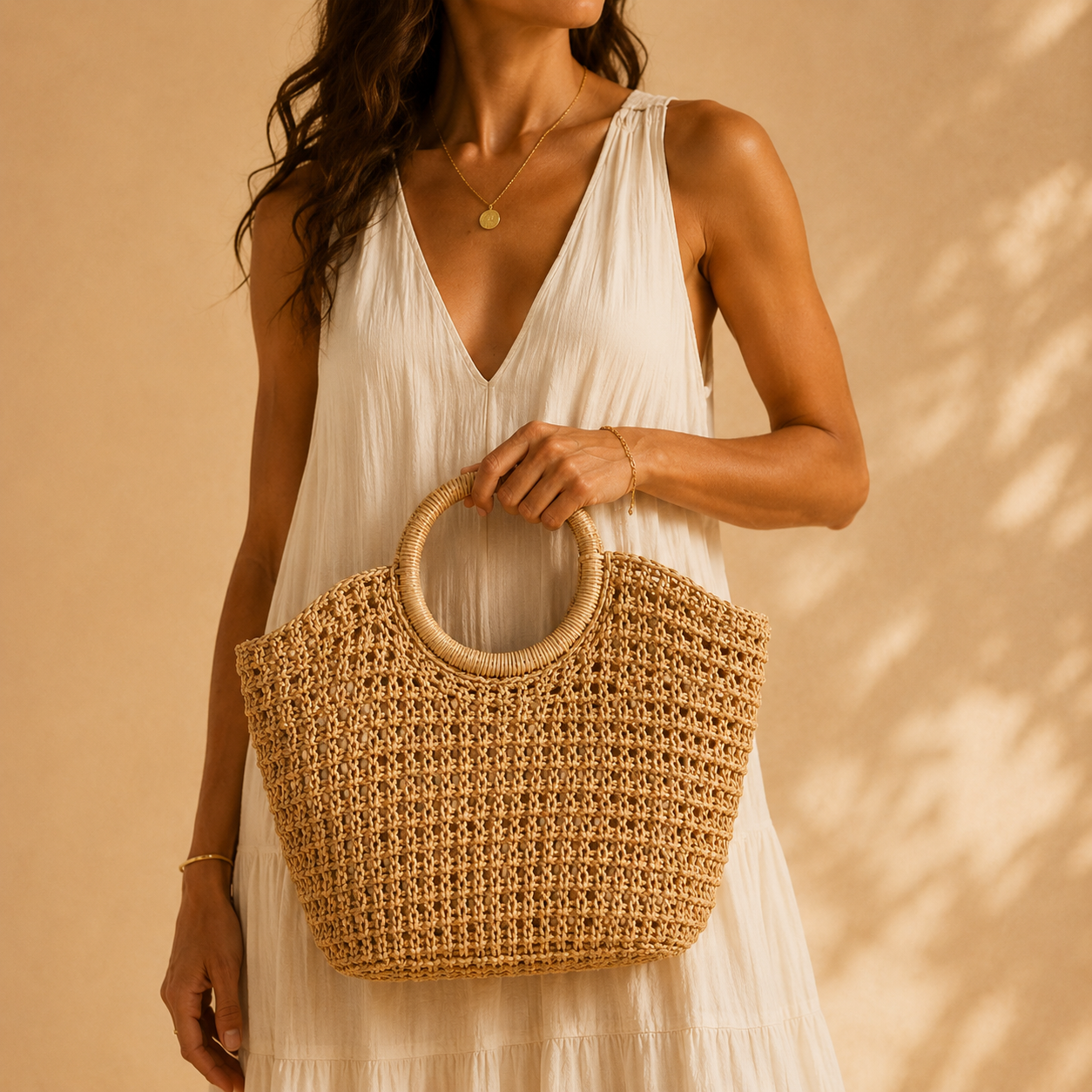 María | Bolso de mano trenzado