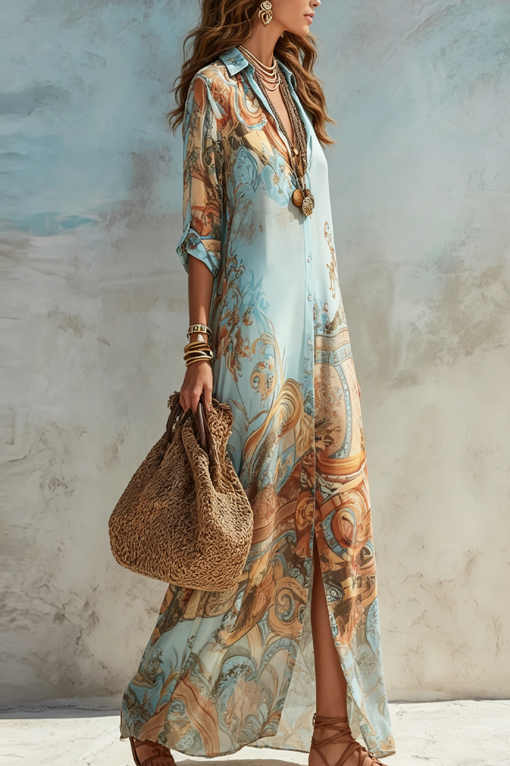 Sirena | Vestido Mediterráneo Premium