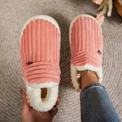 SnuggleStep™ | Pantuflas unisex de peluche antideslizantes