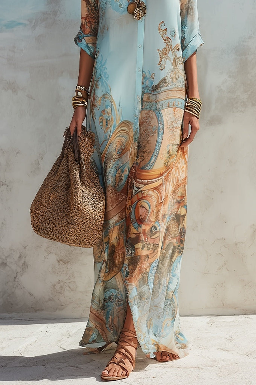 Sirena | Vestido Mediterráneo Premium