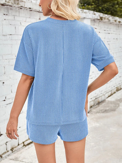 Jinte | Conjunto completo de loungewear en suave tejido canalé